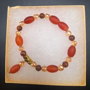 Beautiful Handmade Bead and Crystal Bracelet